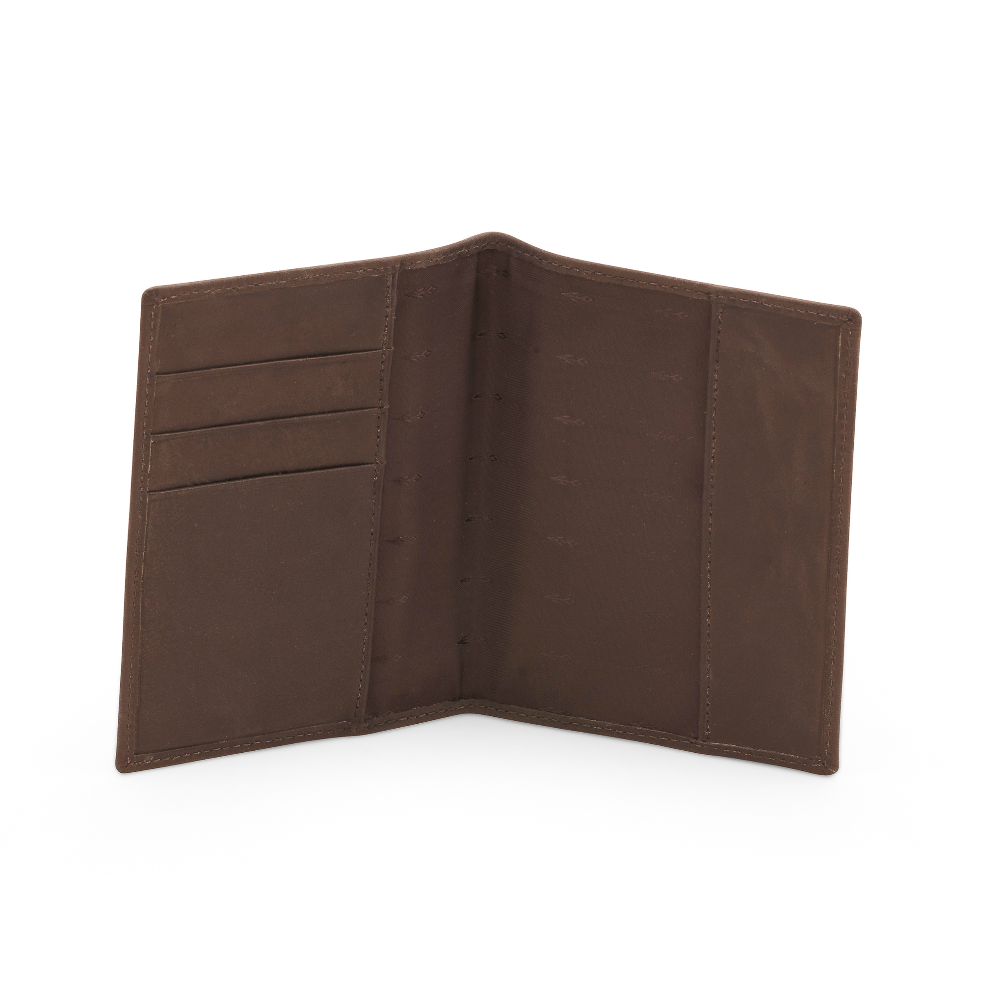 PORTA PASAPORTE NEGRO CUERO